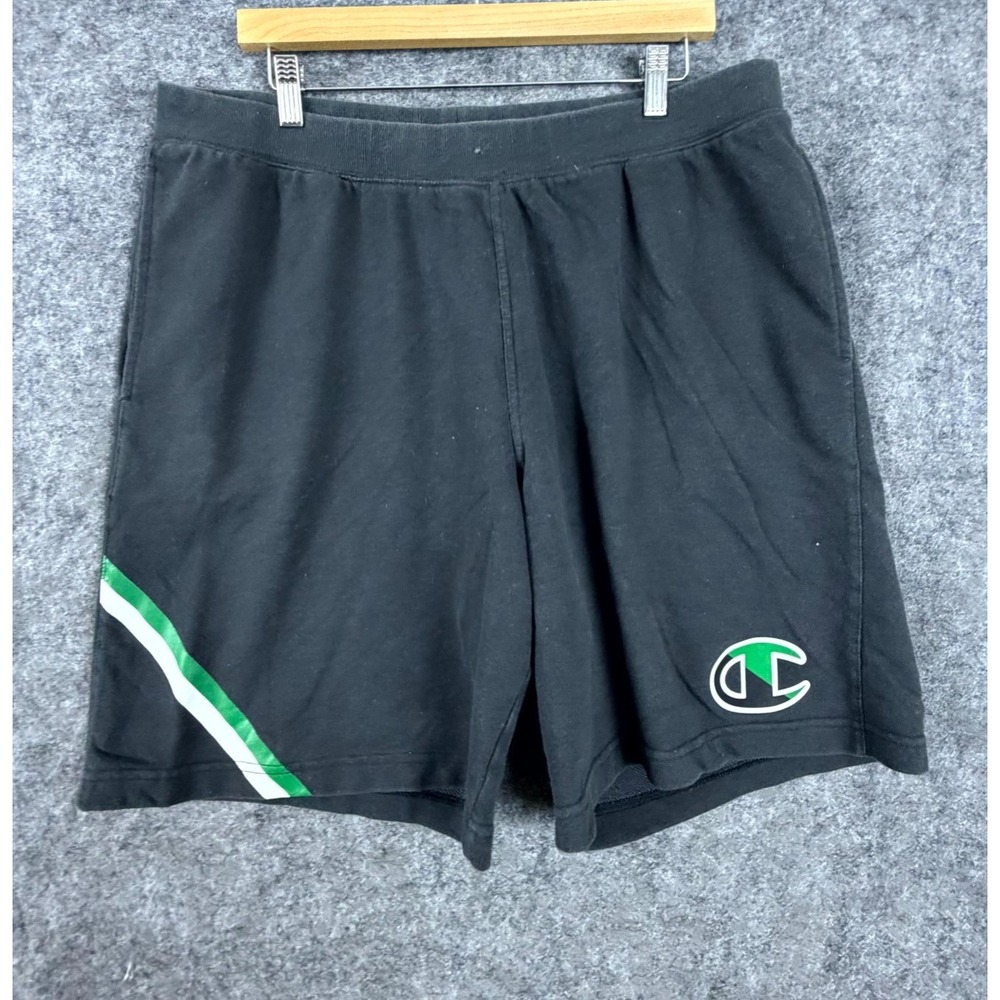 Champion Workout Shorts Mens 2XL Gray Green Performance Athletic Gym Training